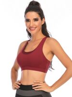 Stylishly Crafted Hollowed Out Sports Bra - Maximum Comfort and Support for Your Mindful Voyage