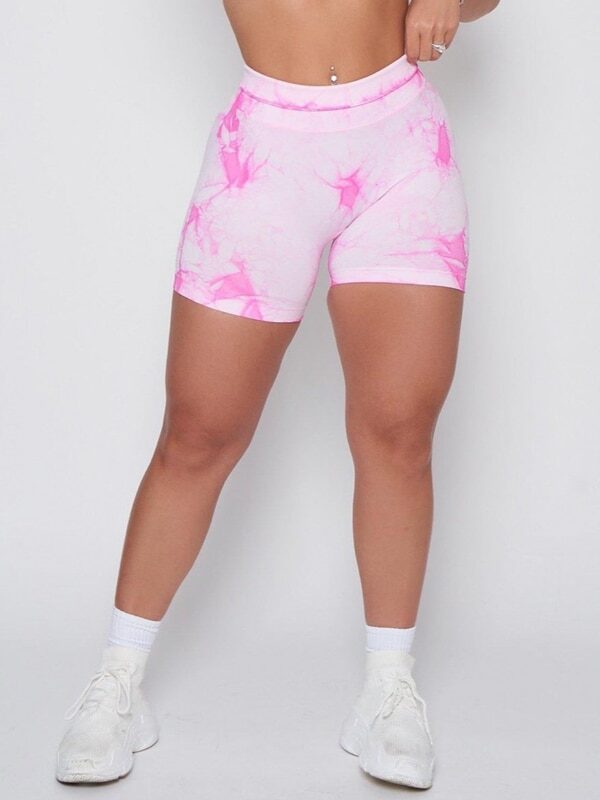 Tie Dye Scrunch Butt Squat-Proof Yoga Shorts - Flaunt Your Timeless Flow in Style!