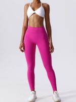 Balance Your Caliber with Seamless High-Waist Fitness Leggings - Look & Feel Your Best!