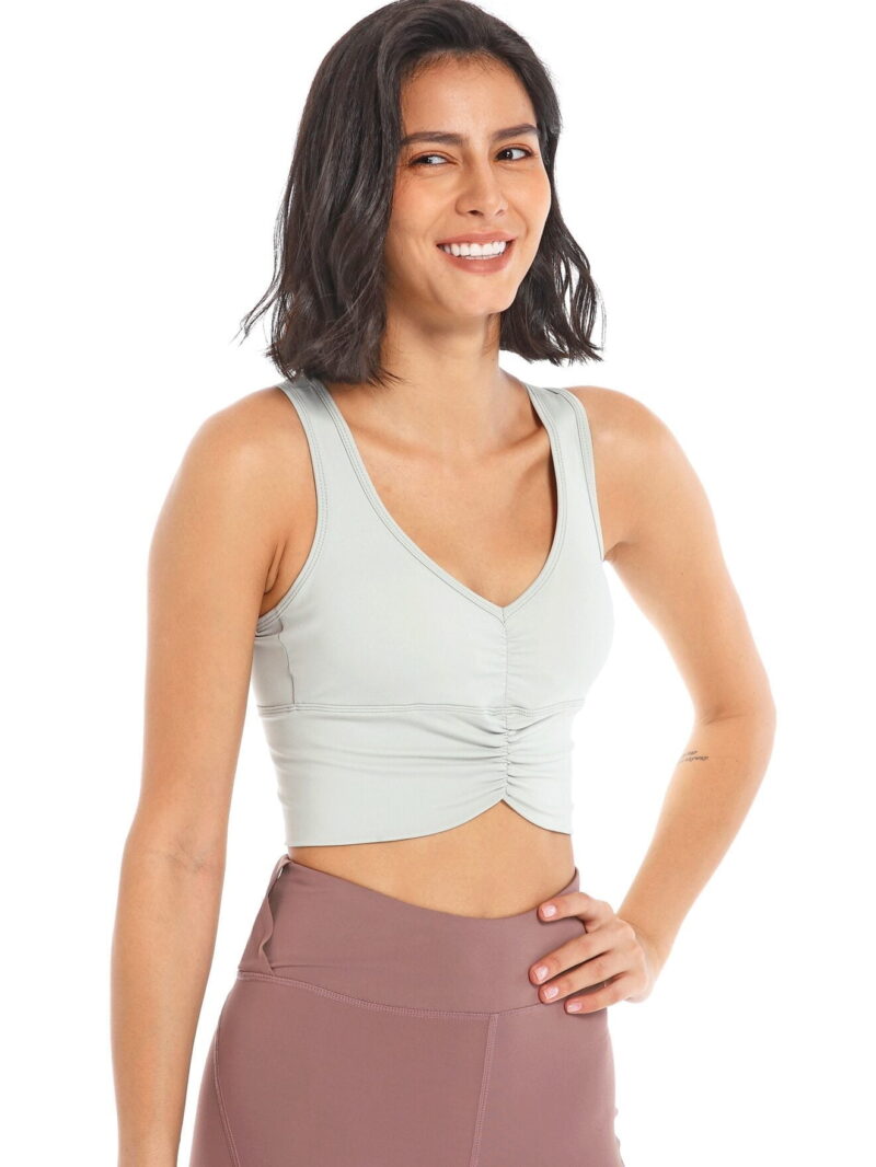 Core Caliber: Speed Up Your Support with a Scrunch Top Soft & Supportive Racerback Bra!