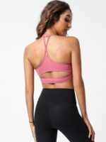 Feel the Freedom of Motion in Our Hollowed Out Thin Strap Sports Bra - Let Your Spirit Soar!