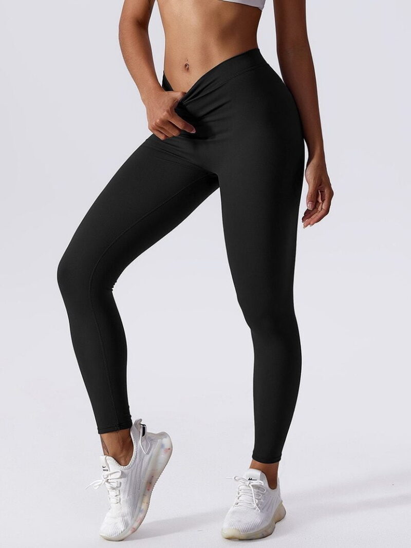 Find Your Balance with Caliber Seamless High-Waist Fitness Leggings - Look & Feel Your Best!