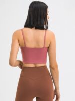 Luxurious Soft-Shoulder Bareback Yoga Sleeveless Shirt