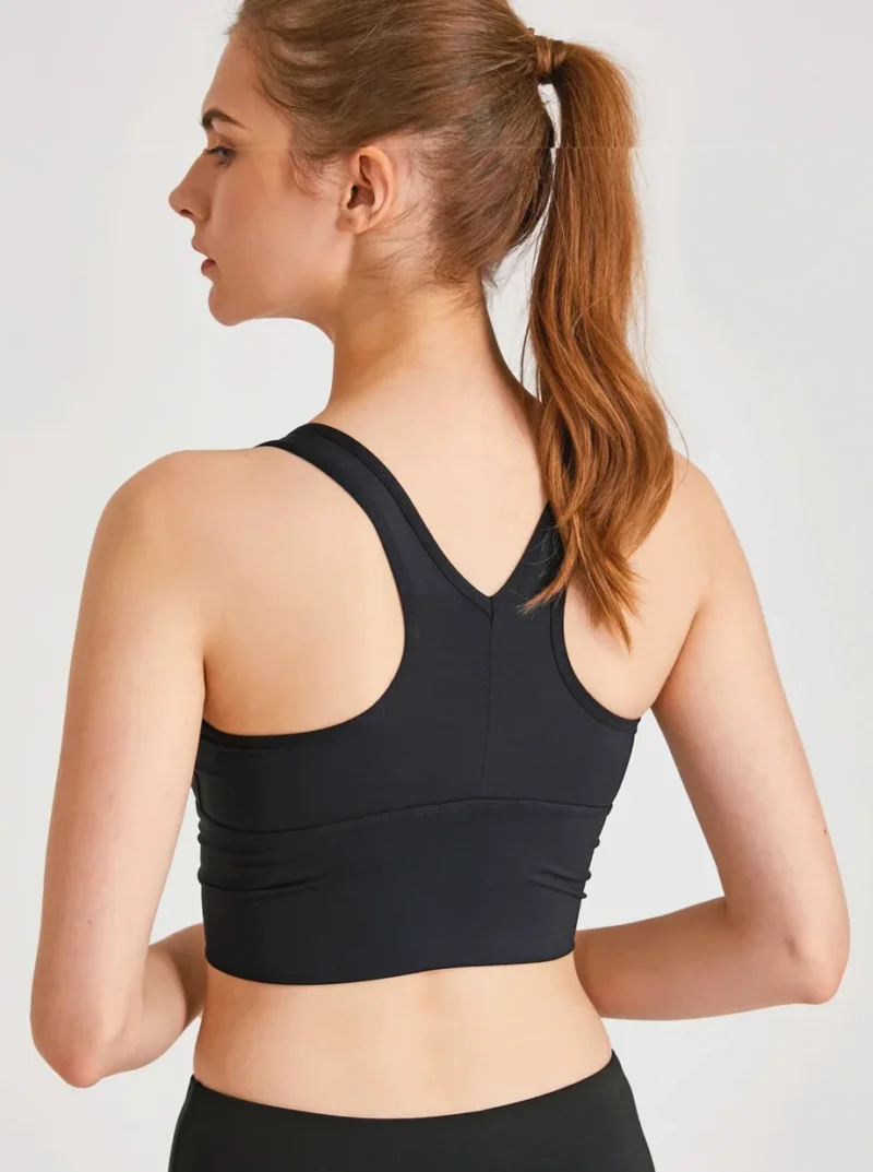 Core Caliber Scrunch Top Soft Supportive Racerback Bra - For All-Day Comfort & Style