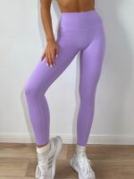 Essentia Movement Womens High Waisted Seamless Leggings with Scrunch Booty Detail - Perfect for Yoga, Running, and Working Out!