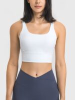Take Your Workouts to the Next Level with the Vinyasa Voyage Spaghetti Strap Push-Up Sports Bra - Maximum Support & Comfort for Yoga, Running, & Any High-Impact Exercise!