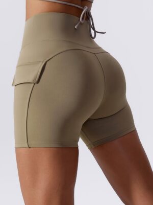 Look & Feel Sexy in Our Trendy Pocketed Summer Yoga Shorts - Unleash Your Inner Spirit!