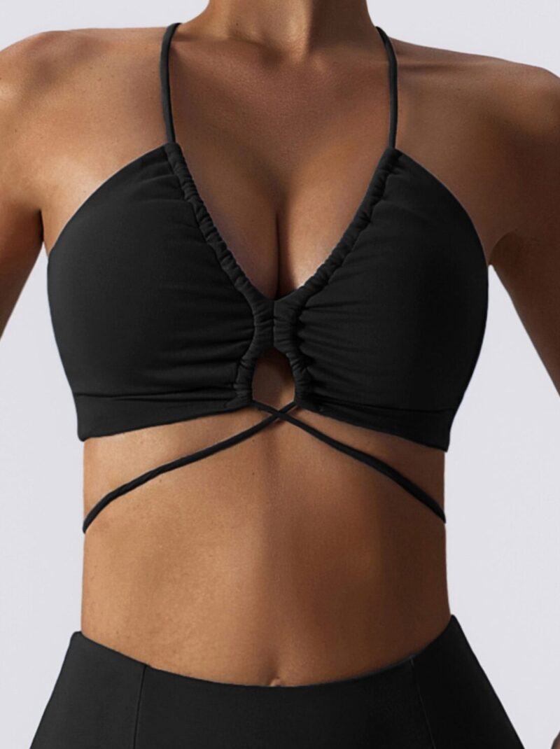 Padded Strappy Fitness Bra

This sleek and stylish bra is the perfect combination of sexy and elegant. Featuring thin straps and a lightly padded design, this Fitness Bra provides superior comfort and support while keeping you looking your best. Perfect for any fitness