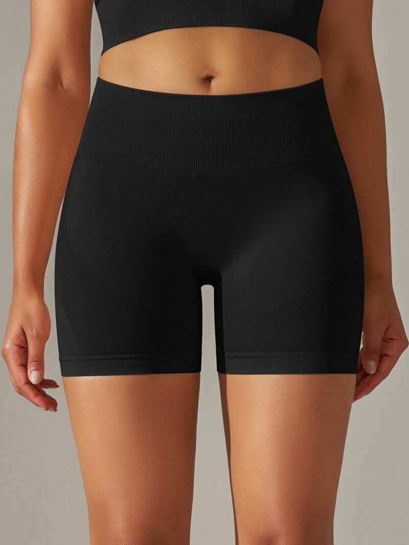 Balance Caliber Seamless High Waisted Yoga Shorts - Flaunt Your Curves in Style!