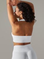 Beautiful Backless Halter Sports Bra with Breathable Comfort and Unrivaled Support