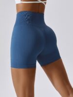 Chic High-Rise Breathable Pockets Scrunch-Butt Shorts