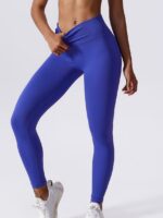 Essentia Movement Bum Scrunch Yoga Leggings - High-Waisted, Sexy, Contour-Enhancing, Stretchy, Breathable, Sweat-Wicking, Comfy, Slimming, Flexible,