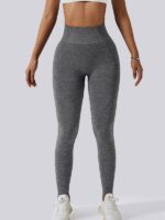 Experience the Luxury of Ultra-Fit High-Waisted Scrunch Butt-Lift Leggings: A Sexy, Slimming Look for All Body Types.