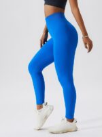 Fashionistas Favorite High-Rise Ribbed Textured Scrunch-Booty Leggings