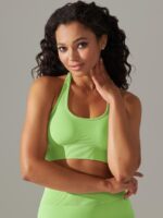 Feel the Freedom with Our Breathable Comfort Backless Halter Sports Bra - Move with Ease and Comfort!
