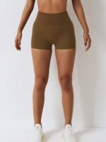 Flattering High-Rise Scrunch Bum Workout Shorts - Sleek & Sexy!