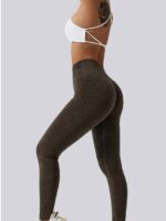 Flaunt Your Curves in Ultra-Fit High-Waisted Scrunch Butt-Lift Leggings: Get a Sexy, Lifted Look Instantly!