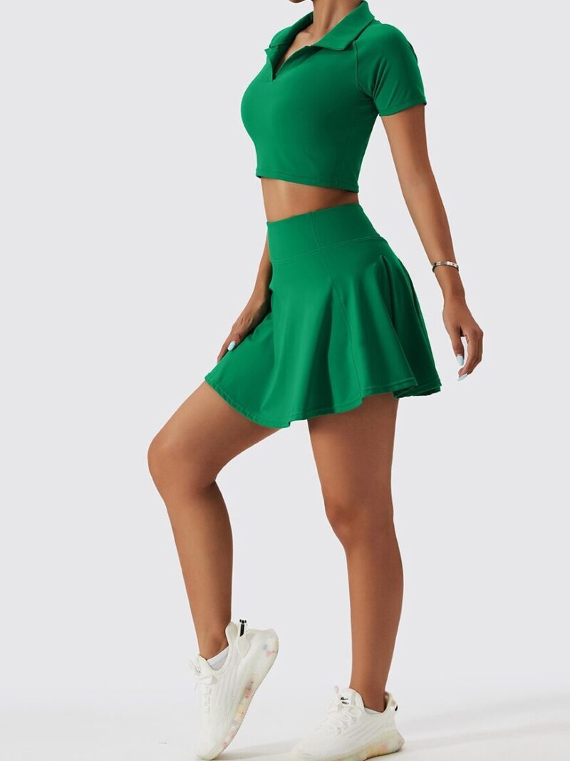 Flaunt Your Flair: Sexy Tennis Skort with Pockets - Show Off Your Style!