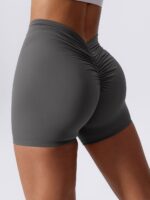 High-Performance Seamless Balance Caliber Womens Fitness Shorts – Stay Fit in Style with a Sleek High-Waist Design!