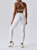 Hot & Sexy Scrunch Butt Leggings & Low Impact Cross-Back Sports Bra Set - Perfect for Yoga, Pilates, Gym Workouts & More!