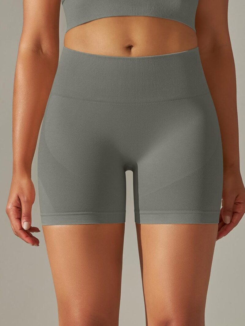Hot! Balance Caliber Seamless High Waisted Yoga Shorts - Stretchy & Comfy for Workouts & Lounging!