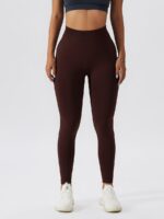 Lift & Shape Your Booty: High-Waisted Ribbed Scrunch-Butt Leggings for a Flattering Fit