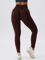 Look Good and Feel Good in Our High-Waisted Ribbed Scrunch-Butt Leggings! Get That Booty Poppin with Our Stylish and Comfy Design.