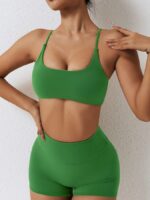 Low Impact, Padded Sports Bras & Scrunchy Booty Shorts - The Perfect Combo for Comfort & Support!