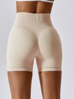 Luxe Breathable High-Waisted Pockets Scrunch-Butt Shorts