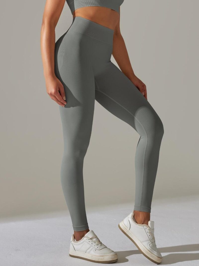 Luxurious High-Waisted Leggings with Breathable All-Day Comfort