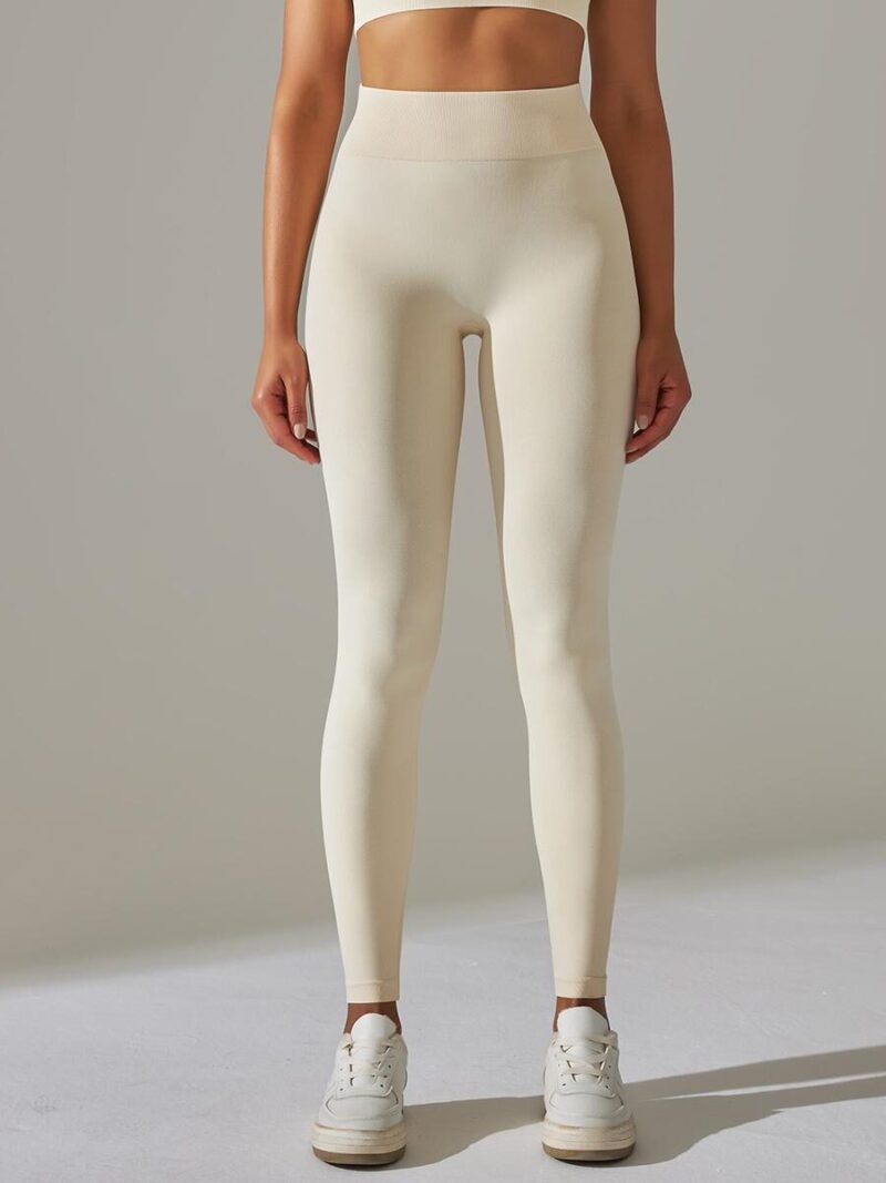 Luxurious High-Waisted Leggings with Refreshing Breathable Comfort