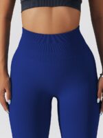 Luxurious, Ribbed High-Waisted Leggings with Scrunch-Butt Detail for a Flattering Fit