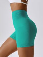 Luxury High-Waisted Breathable Pockets Scrunch-Butt Shorts