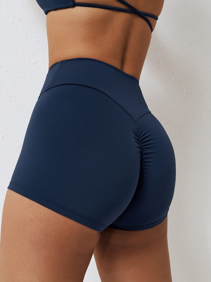 Revealing High-Rise Womens Scrunch Butt Shorts - Be Sexy and Seamless!