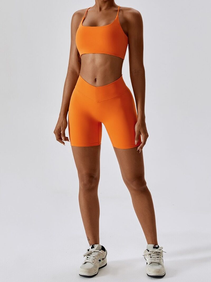 Sensational, Sexy Backless Spaghetti Strap Sports Bra - For a Stylish, Supportive Workout