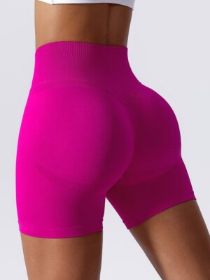 Sensual Breathable High-Waisted Scrunch-Butt Shorts - Show Off Your Curves with Comfort and Style!