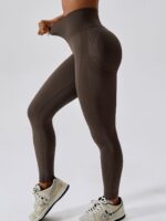Sensual High-Waisted Contour-Enhancing Smile-Shaping Scrunch Butt Leggings