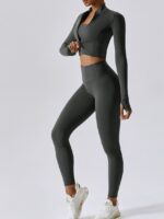 Sensual High-Waisted Scrunch Butt Workout Leggings - Athletic Stretchy Waistband for Comfort and Flattering Fit