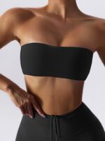 Sensual Strapless Sports Bra - Soul Journey | Intimate Strapless Workout Bra - Spiritual Adventure | Alluring Strapless Exercise Bra - Mystical Expedition | Captivating Strapless Athletic Bra - Ethereal Voyage