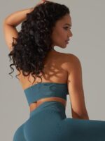 Sexy Backless Halter Sports Bra with Breathable Comfort and Maximum Support for Athletic Women