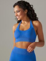 Sexy Backless Halter Sports Bra with Breathable Comfort and Maximum Support for Intense Workouts