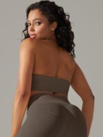 Sexy Backless Halter Sports Bra with Cool Breathable Comfort for Maximum Support and Comfort.
