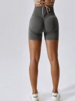 Sexy High-Waisted Seamless Butt-Lifting Booty Scrunch Bum Shorts with Maximum Lift and Comfort