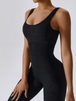 Sexy Ribbed Ankle-Length Bodysuit with Tummy Control for Women | Slimming Shapewear | Figure Enhancing Intimates