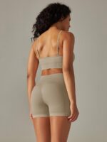 Sexy Seamless Adjustable Sports Bra & High-Waisted Shorts Sets - Perfect for Working Out or Lounging in Comfort & Style!