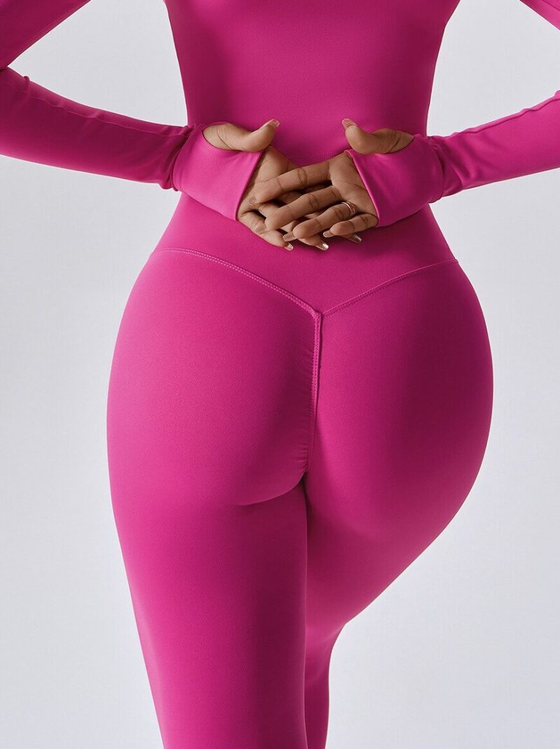 Shape-Enhancing High-Waisted Athletic Scrunch Butt Leggings - Flaunt Your Curves & Feel Confident!