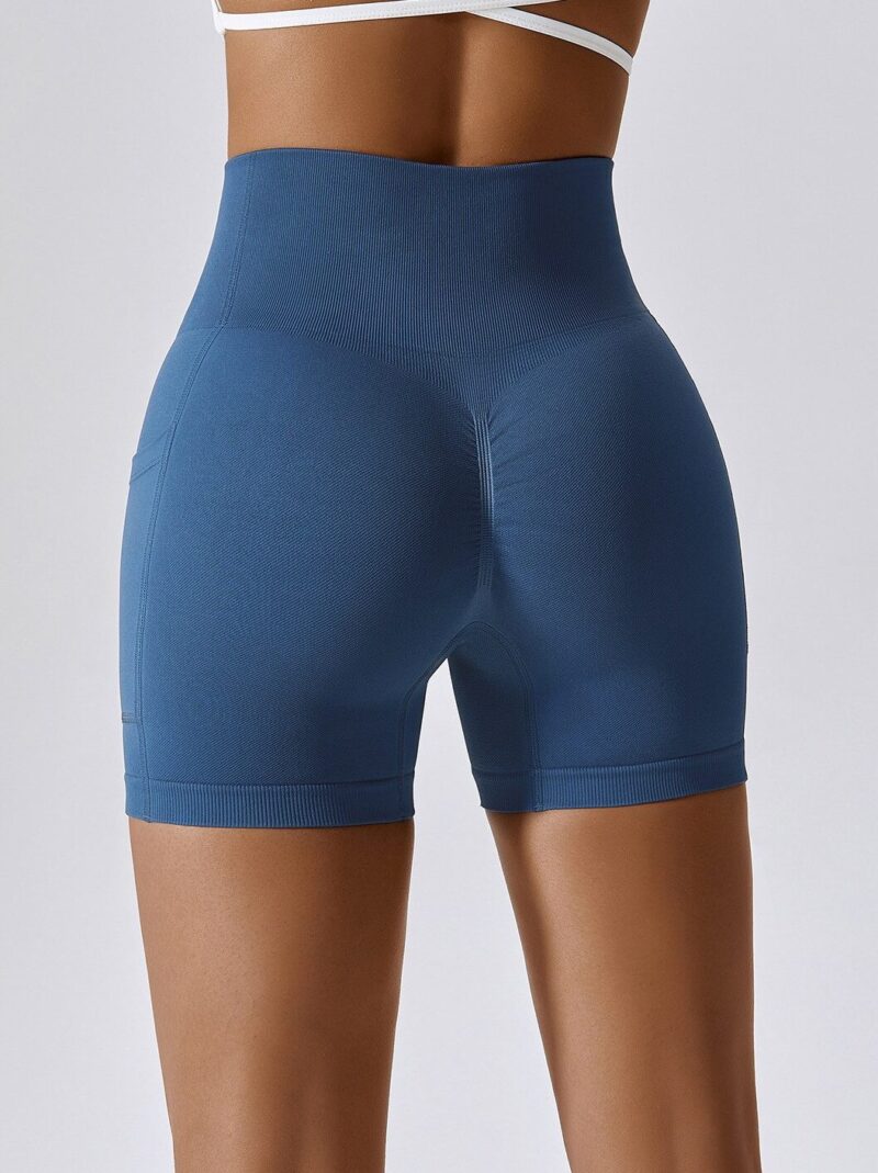 Shape Your Booty: Breathable High-Waisted Scrunch-Butt Pockets Shorts - Get the Look!