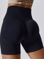 Shapely High-Waisted Booty-Enhancing Seamless Scrunch Bum Shorts - Lift & Flatter Your Assets!