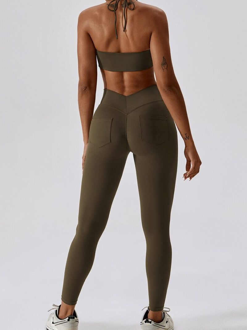 Shapely V-Cut High-Rise Leggings with Roomy Pockets - Soft, Stretchy & Sexy!