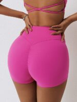 Sizzling Seamless High-Waisted Scrunch Bum Booty Shorts - Sexy & Slimming!